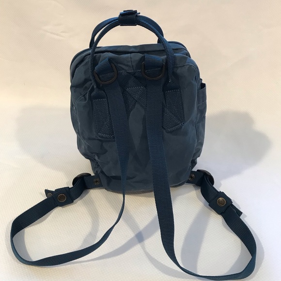 FJALLRAVEN KANKEN Mini Backpack Blue Pre owned very good condition - Picture 3 of 8